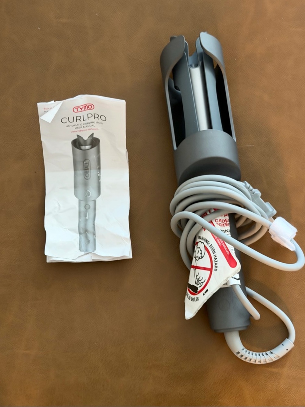 TYMO CurlPro Automatic Curling Iron - Silver - Picture 2 of 4